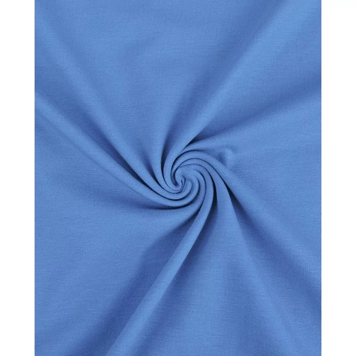 French Terry uni - blauw