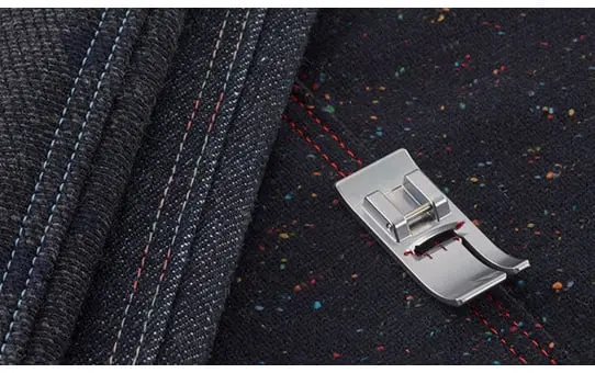 Doorstikvoet rechts met niveauverschil 