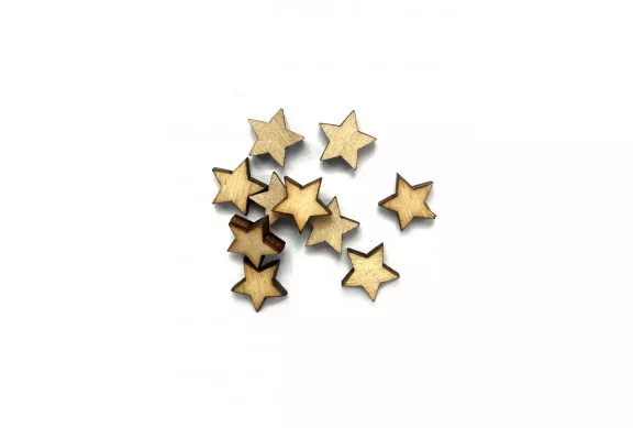HOUTEN STER 1CM