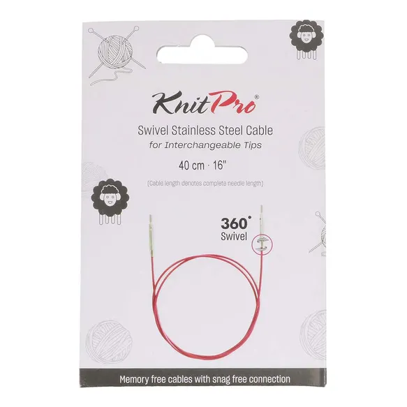 KnitPro Swivel 360° Verwisselbare kabel