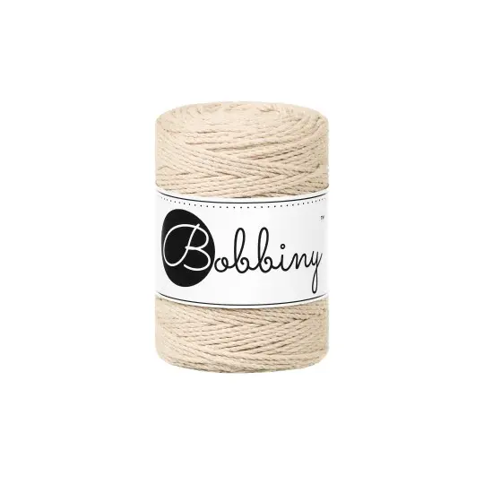 Macrame 1,5mm - Warm beige - ropes 3PLY