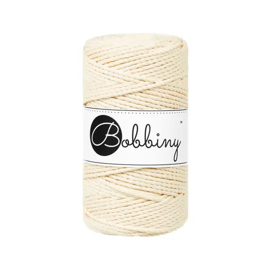 Macrame 3mm - Butter yellow - ropes 3PLY