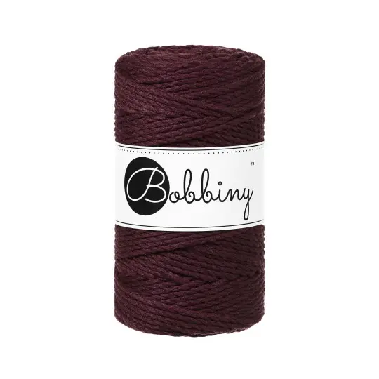 Macrame 3mm - Burgundy - ropes 3PLY