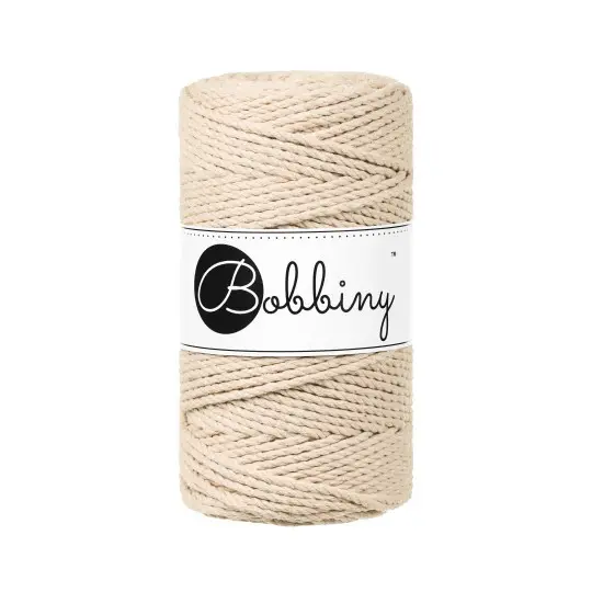 Macrame 3mm - Warm beige - ropes 3PLY