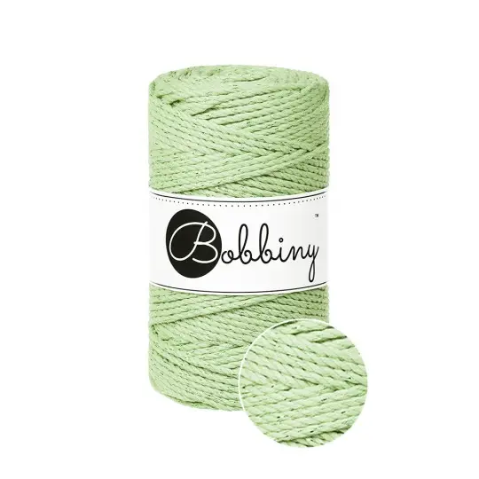 Macrame 3mm - Unicolor matcha - ropes 3PLY