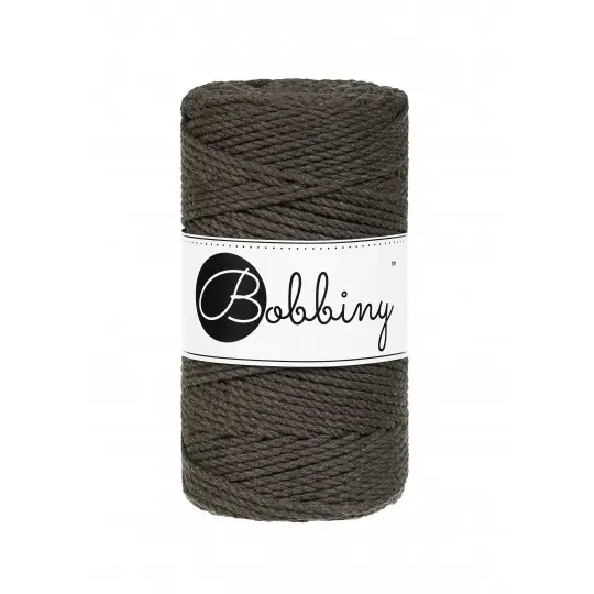 Macrame 3mm - Esspresso - ropes 3PLY