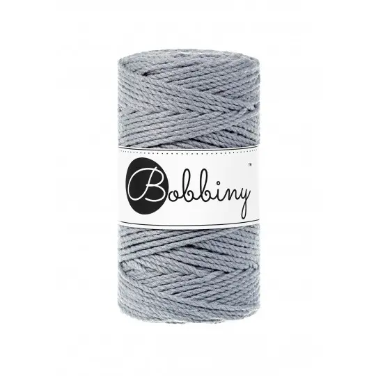 Macrame 3mm - Steel - ropes 3PLY