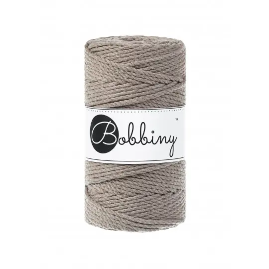 Macrame 3mm - Coffee - ropes 3PLY