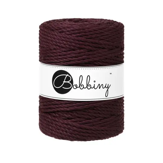 Macrame 5mm - Burgundy - ropes 3PLY