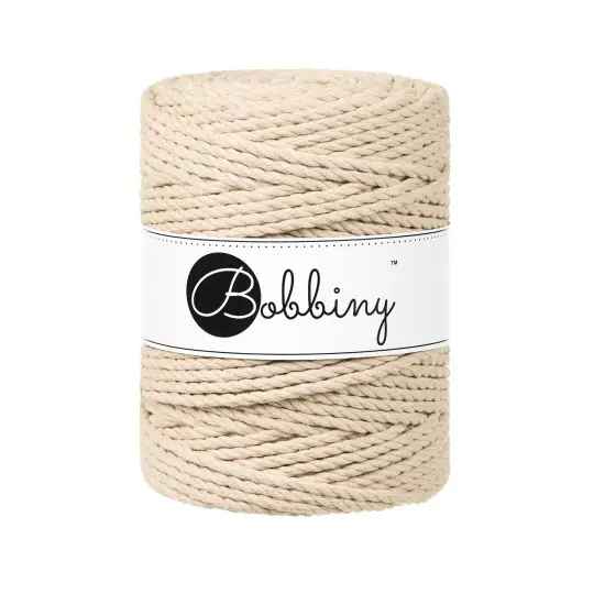 Macrame 5mm - Warm beige - ropes 3PLY