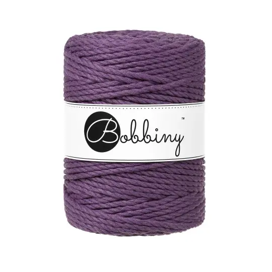 Macrame 5mm - Violet - ropes 3PLY