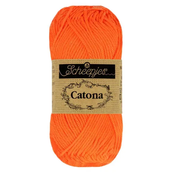 Scheepjes Catona 50g -603 Neon Orange