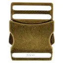 Klikgesp metaal 32mm - messing