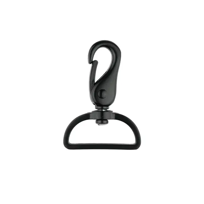 [633-45417] Metalen Karabijnhaak 40mm (zwart)