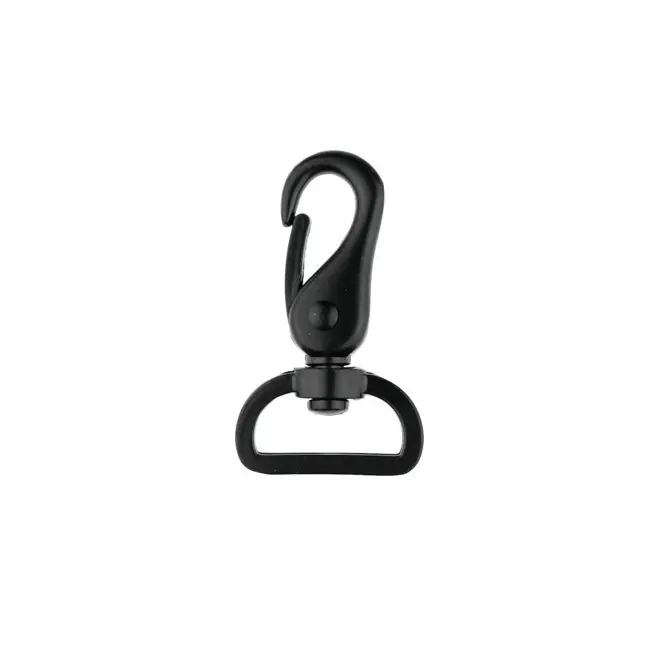 [634-45426] Metalen Karabijnhaak 25mm (zwart)