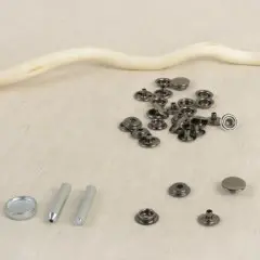 [M202U0C14] Drukknopen 15mm (zwart)