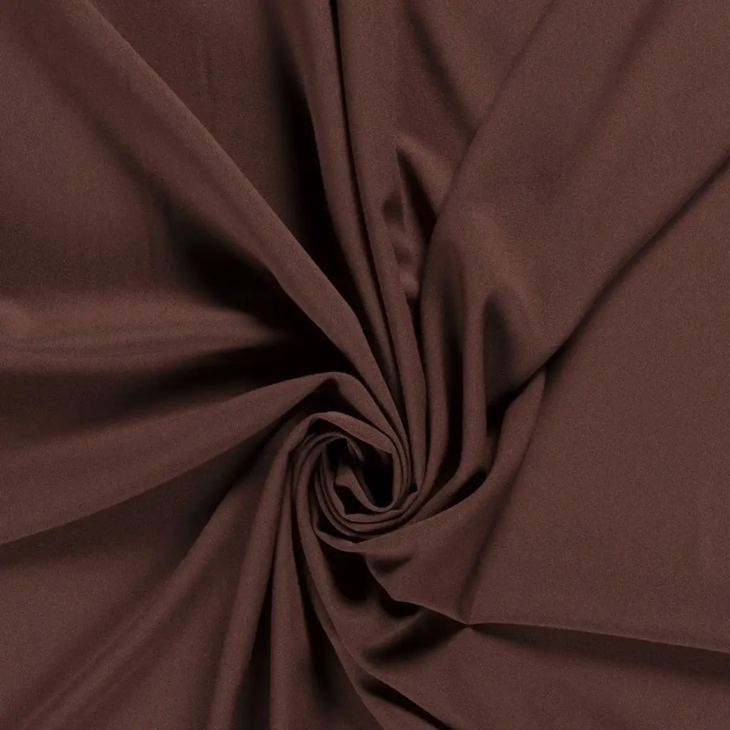 Crêpe Georgette - bruin