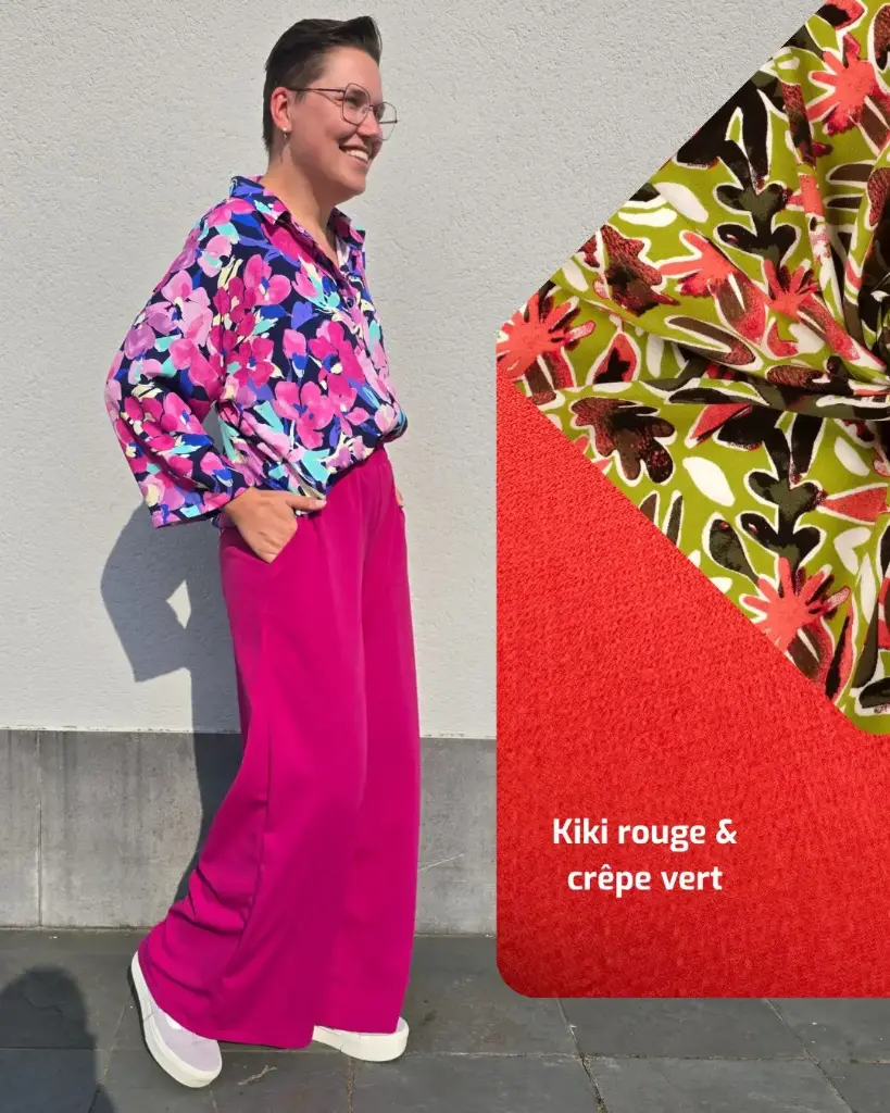 Pakket KIKI - KiKi rouge & crêpe vert