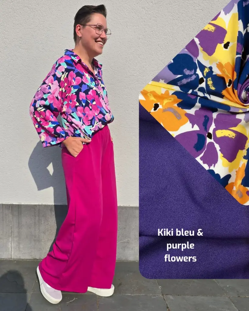 Pakket KIKI - KiKi blue & purple flowers