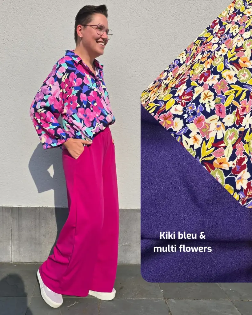 Pakket KIKI - KiKi blue & multi flowers '