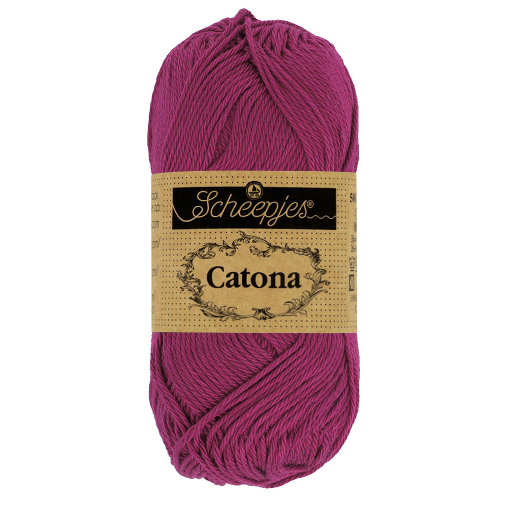 Scheepjes Catona 50g - 128 Tyrian Purple