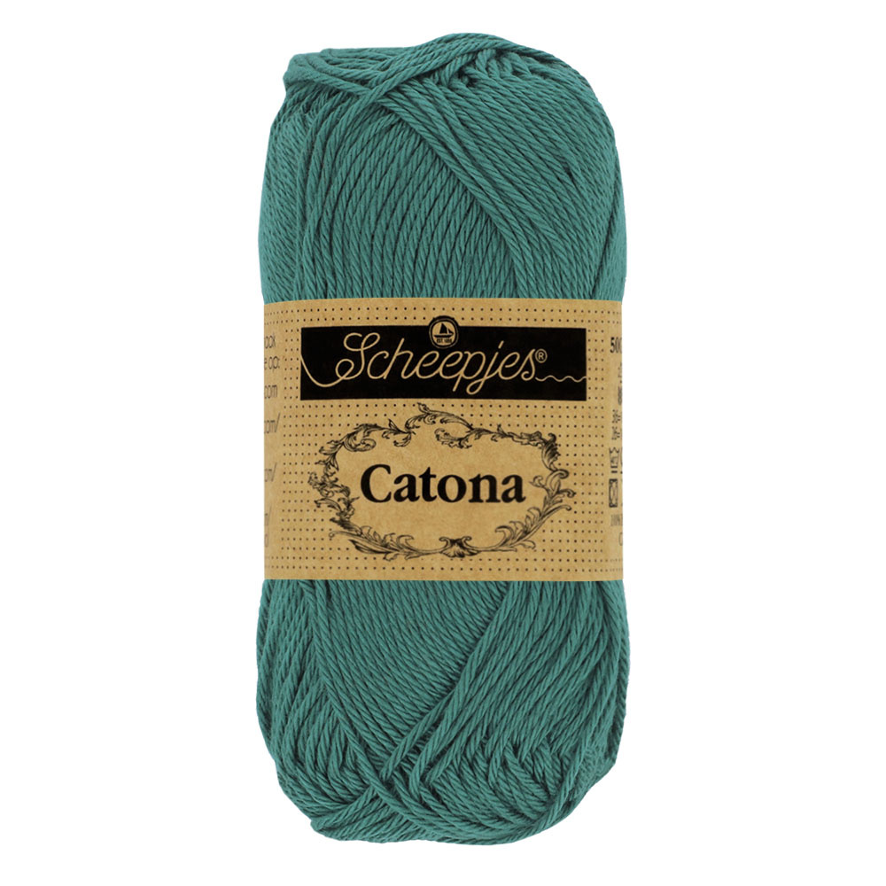 Scheepjes Catona 50g - 391 Deep Ocean Green