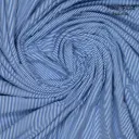 FM Lee poplin stripes blauw/wit