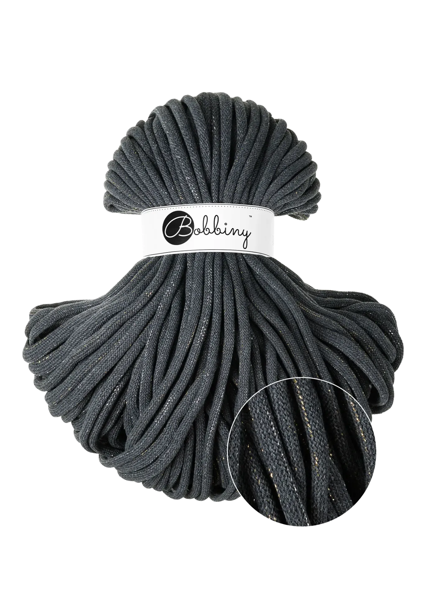 [BS-E127] Bobbiny Jumbo - Shiny Charcoal LE