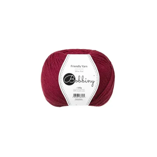 [FY-014] Bobbiny Friendly Yarn - Wine Red
