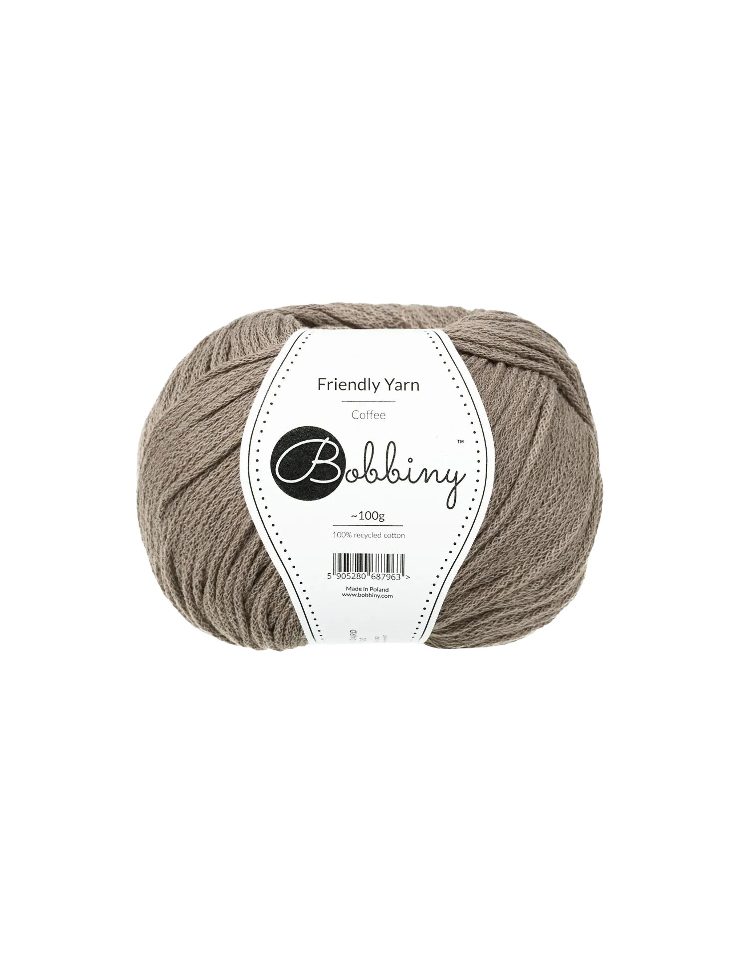 [FY-013] Bobbiny Friendly Yarn - Coffee