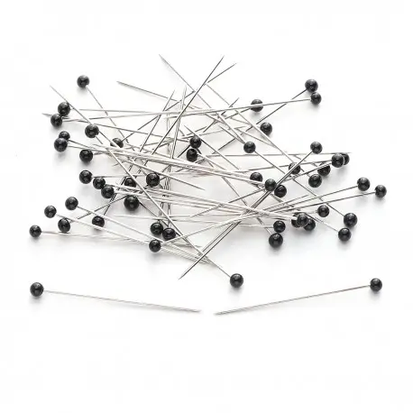 Kopspelden - zwart 38mm