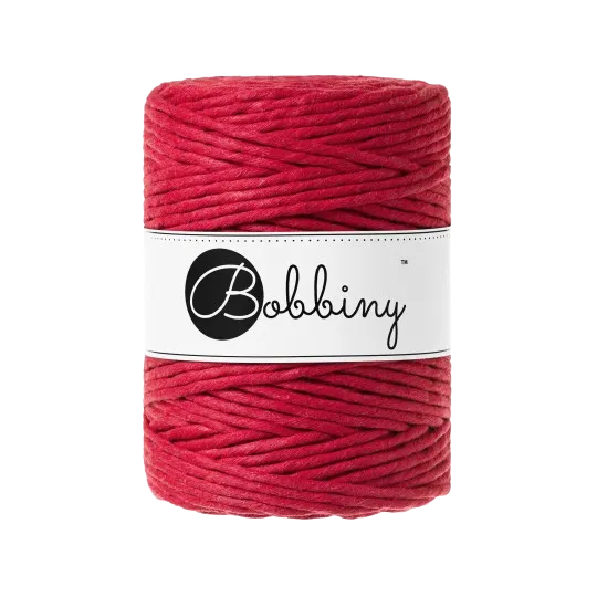 [MX-E076] Macrame 5mm - Classic Red
