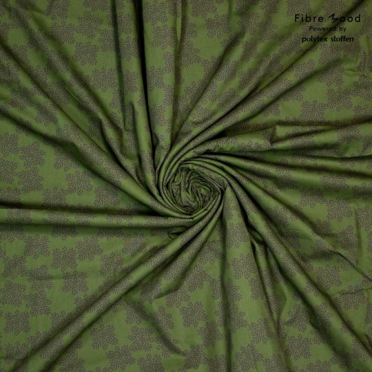 Poplin Green Purple
