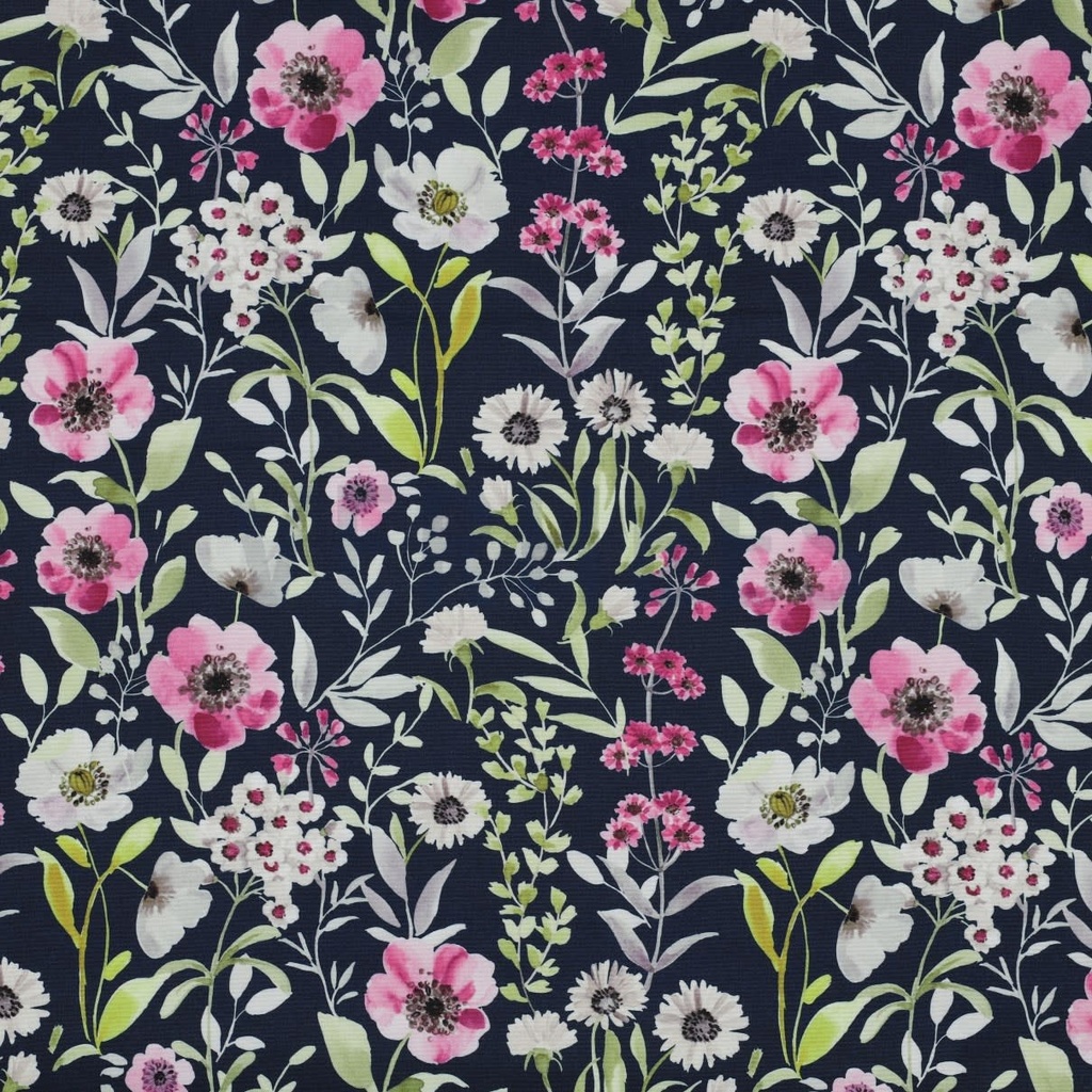 SOFTSHELL DIGITAL FLOWERS BLUE