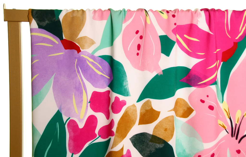 Colour splash viscose