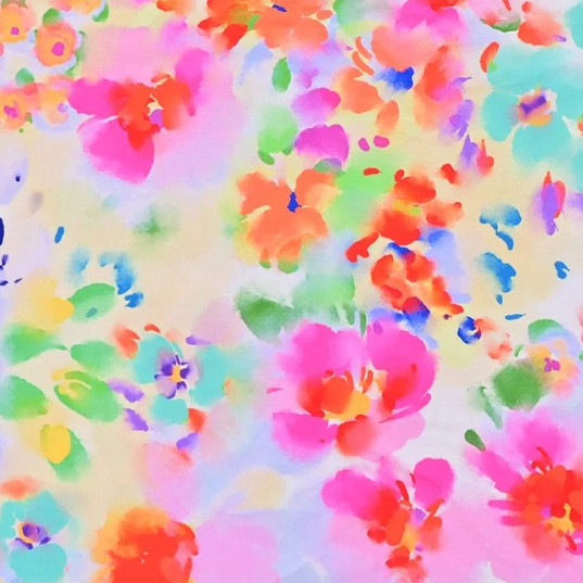 vicose stretch watercolour - lila