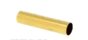 Gouden metalen tube 2cm