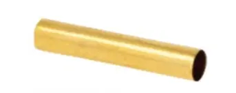 Gouden metalen tube 3cm