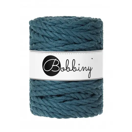 Macrame 9mm - Peacock Blue - ropes 3PLY