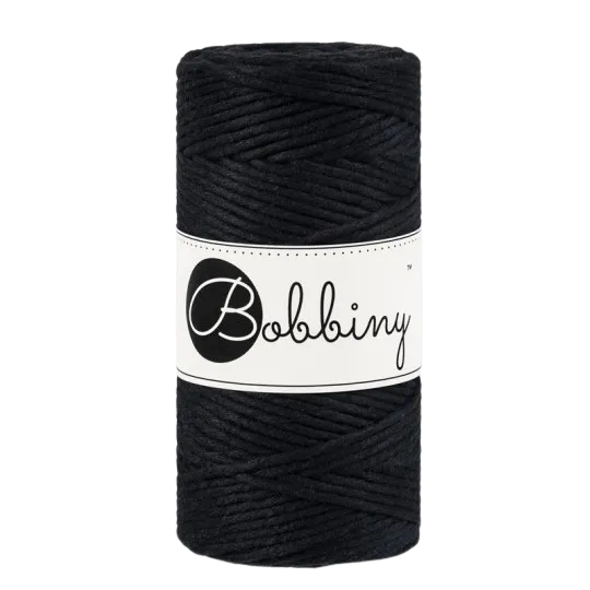 Macrame 3mm - Black