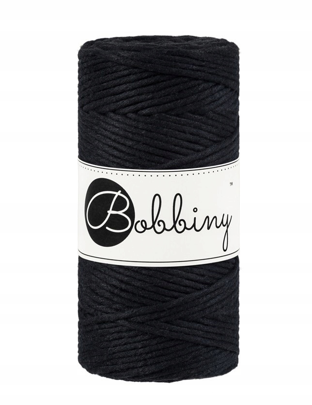 Macrame 3mm - Black