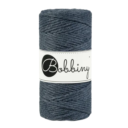 Macrame 3mm - Charcoal
