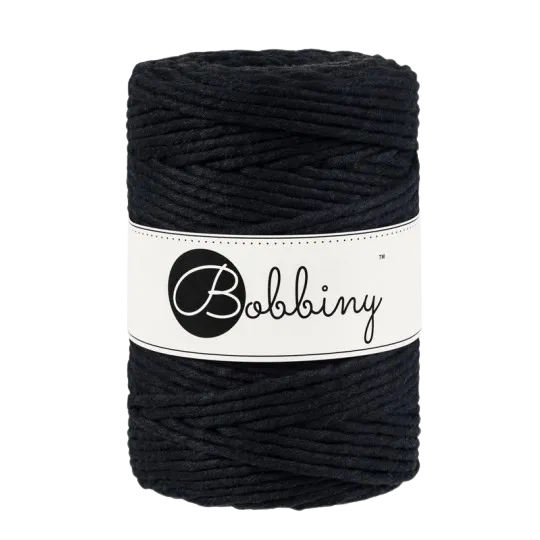 Macrame 5mm - Black
