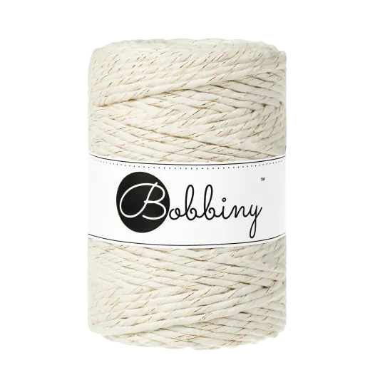 Macrame 5mm - Golden Natural