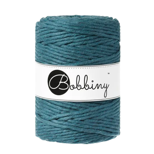 Macrame 5mm - Peacock Blue