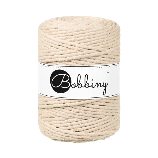 [MX-E114] Macrame 5mm - Warm beige