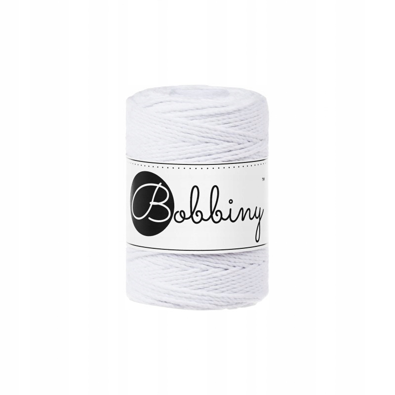 Macrame 1,5mm - White - ropes 3PLY