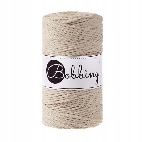 Macrame 3mm - Beige - ropes 3PLY