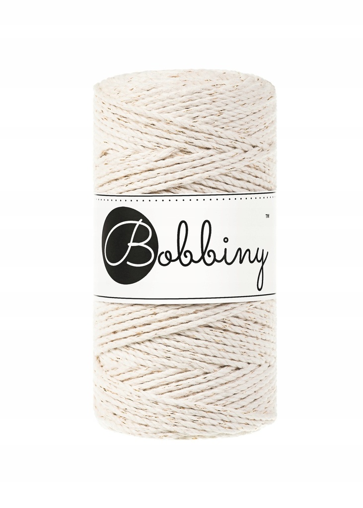 Macrame 3mm - Golden Natural - ropes 3PLY