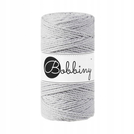 Macrame 3mm - Light Grey - ropes 3PLY
